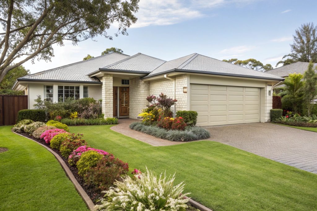 Well-maintained garage door adding curb appeal to Sutherland Shire home