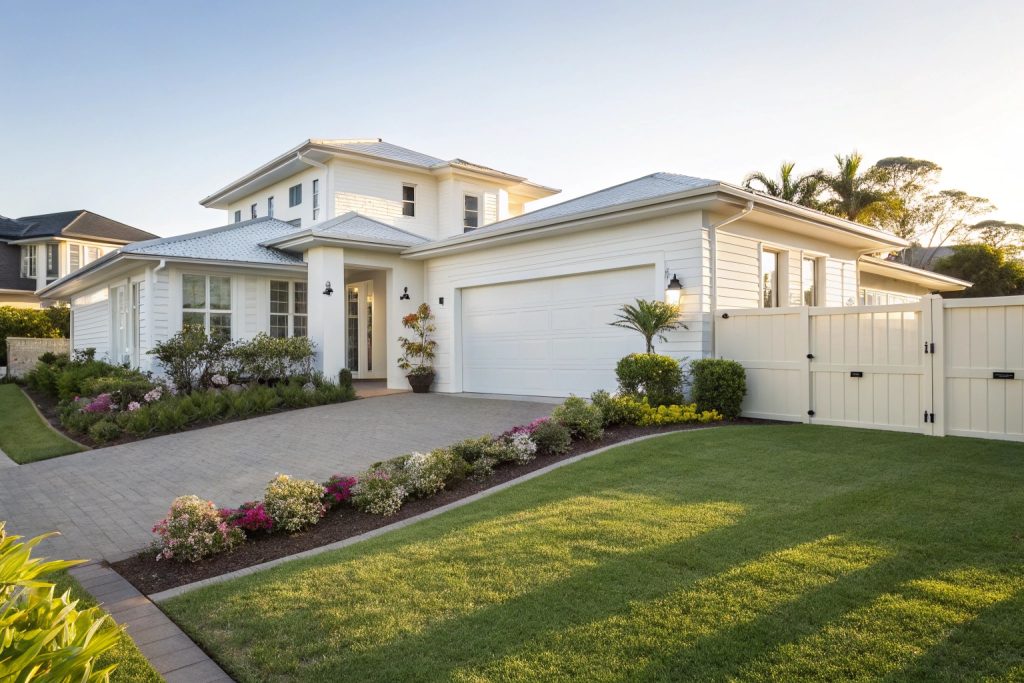 Professional garage door installation on modern Miranda home in Sutherland Shire