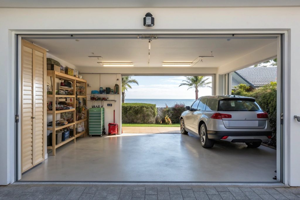 Quality garage door opener system in Sutherland Shire home