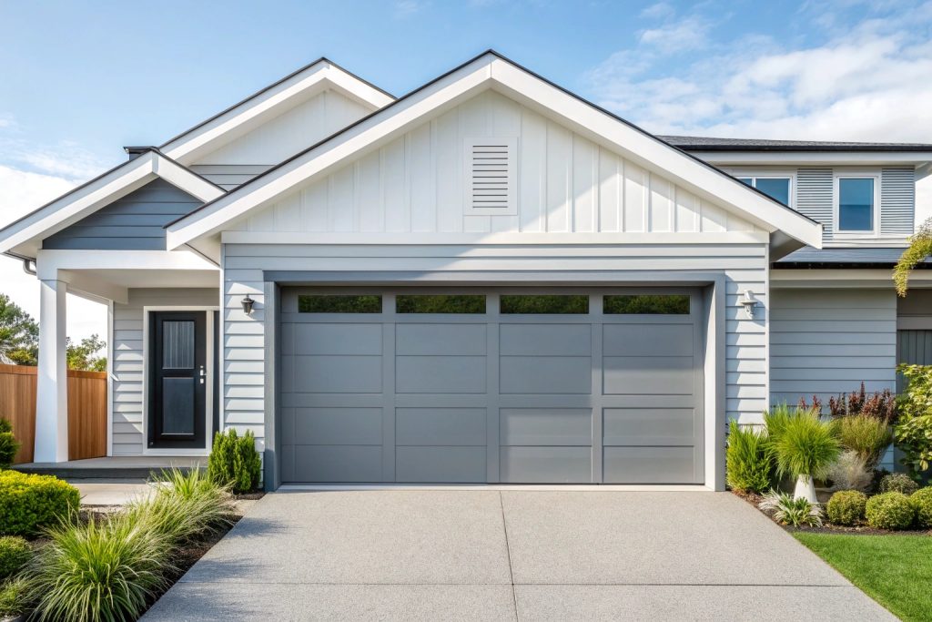 Corrosion-resistant garage door on Sutherland Shire coastal home