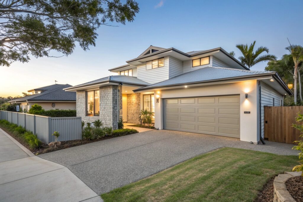 Renovated Como home with modern garage door in Sutherland Shire